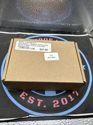 Integy C31247Black. Alloy Mount & Twin Cooling Fans For X-Maxx. Arrma 1/5 - Image 1 of 2