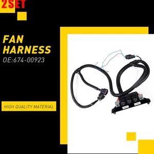 2Set Retrofit Stand Alone Electric Fan Harness For Silverado Sierra Tahoe Yukon - Picture 1 of 12