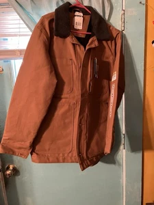 CARHARTT FULL SWING JACKET SIZE M BROWN CANVAS - Picture 1 of 4