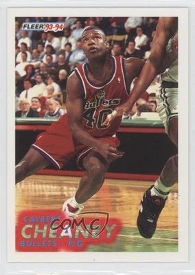 1993-94 Fleer Calbert Cheaney #393 Rookie RC - Image 1 of 2