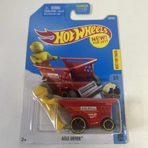 Hot Wheels HW Ride-Ons Aisle Driver 2/5 rot Diecast Einkaufswagen 139/365 - Bild 1 von 8