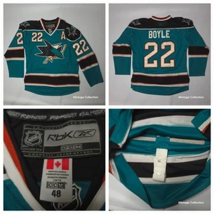 San Jose Sharks Reebok CCM Teal NHL Center Ice Dan Boyle #22 Hockey Trikot Gr. 48 - Bild 1 von 14