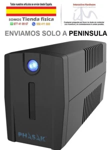 SAI Línea Interactiva Phasak Ottima 660 VA Interactive/ 660VA-360W/ 2 Salidas - Imagen 1 de 2