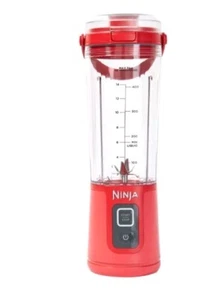 Licuadora Portátil Ninja Blast 18oz con Tapa Plana y Cubierta de Hoja-Rosa Punzón-NUEVA - Imagen 1 de 1