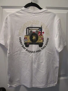 VINEYARD VINES BOYS WESTPOINT ARMY WHITE S/S TEE SIZE LARGE/ 16 - Picture 1 of 2