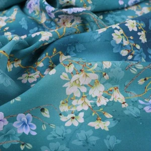 39 InchX55 Inch Digital Printed Rayon Material Soft Viscose Fabric For Dress - Picture 1 of 6