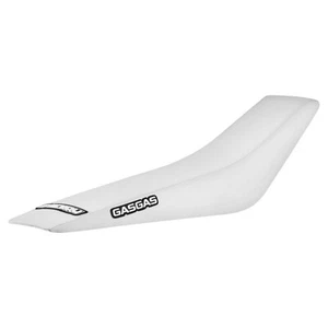 Cubierta de asiento 2024-2025 Gasgas MC EC 125 250 350 450 PINZA BLANCA #404 LOGOTIPO - Imagen 1 de 4