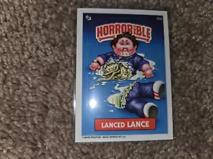 304: Horrorible Kids Series 7 Lanced LANCE #183b GPK, Garbage Pail Kids - Picture 1 of 5