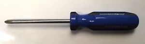 Armstrong 66-156 #2 x 4" Phillips Screwdriver Round Shank Blue USA