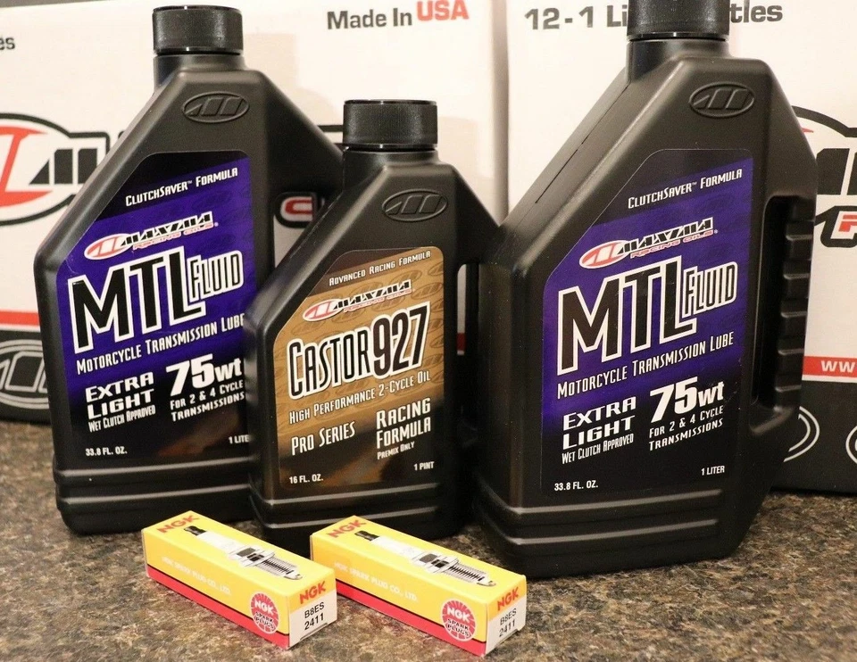 Yamaha YFZ350 Banshee YFZ 350 Tune Up Transmission Service Oil Change 927 Plugs - Image 1 of 1