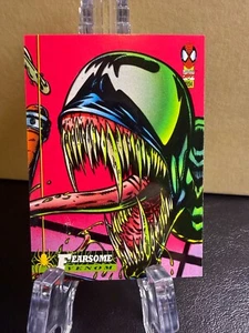 Venom Fearsome Marvel Cards Fleer 1993 - Picture 1 of 3