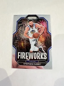 2022-23 Panini Prizm #19 Stephen Curry Fireworks Silver Prizm Warriors - Picture 1 of 2
