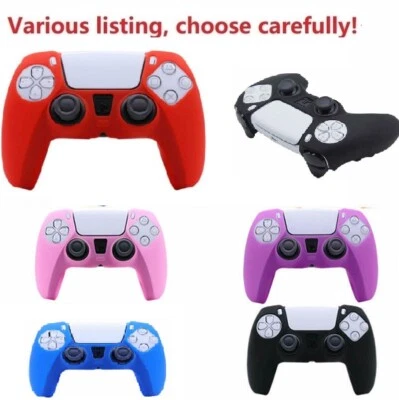 PS5 Controller Silicone Case Skin Protective Cover For PlayStation5 Grip Caps - Image 1 of 4