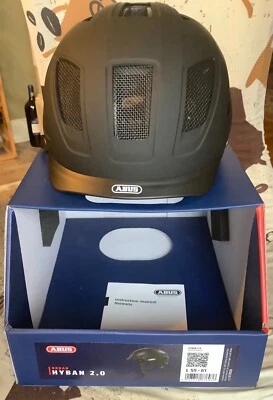 ABUS - Hyban 2.0 Urban - Terciopelo Negro L (55 - 61 CM)  Foto 1 de 4