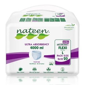 Tendercare-Nateen Large Ultra High Absorbency Adult Incontinence Pull Up Pants - Picture 1 of 10