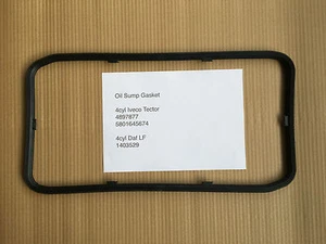 To Fit Iveco Tector 4cyl Sump Gasket F4AE0481 also Daf45 LF 4cyl - Picture 1 of 3