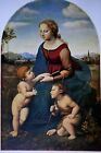 1 Kunstkarte von Raphael   Motiv: Maria Madonna mit Jesuskind  IO