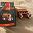 Hallmark "Kringle Tours" Here Comes Santa Series Tour Bus Ornament 1992