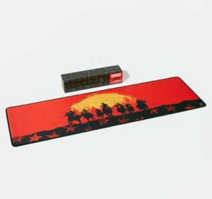 Red Dead Redemption 2 II Desk Mouse Pad Outlaws Rockstar Collectors Rare NEW - Picture 1 of 7