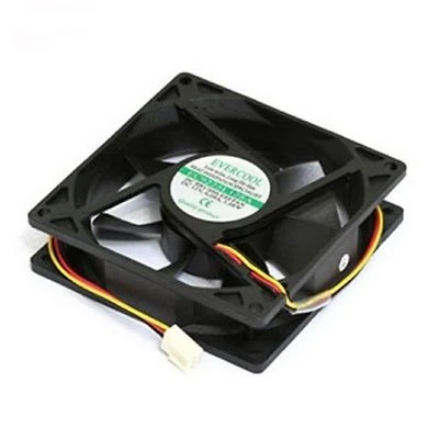 EVERCOOL PC Computer Case System Cooling Fan Cooler 92mm 3Pin 92x92x25mm - Image 1 of 4