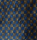 Vintage Blue Gray Geometric DIOR Silk Tie