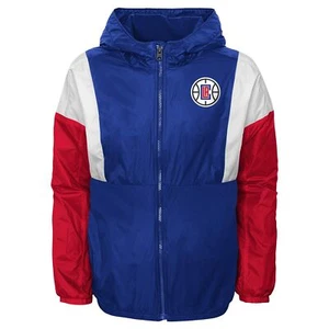Outerstuff NBA Youth Boys Los Angeles Clippers Posting Up Colorblock Windbreake - Picture 1 of 5