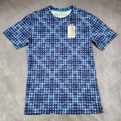 Camisa Robert Graham Para Hombres XS Azul Manchado Calaveras Calce Clásico Gráfico Camiseta Diseñador Foto 1 de 4