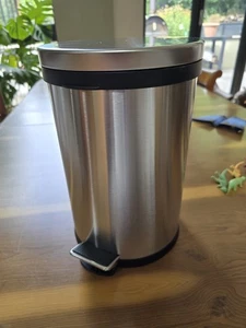Cubo Pedal Ikea Snorpa 5l Acero Inoxidable Nuevo - Imagen 1 de 3