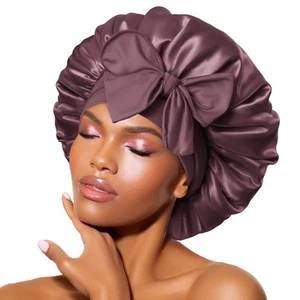 Satin Bonnet Silk Bonnet for Sleeping Women Hair Bonnet Night Sleep Cap Scarf... - Picture 1 of 6