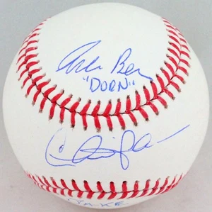 Charlie Sheen, Corbin Bernsen, Tom Berenger Autografiado Rawlings OML Béisbol - Imagen 1 de 10