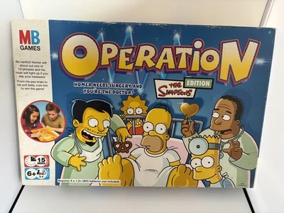 Operation: The Simpsons Edition Vintage Retro Game (2005) Complete Set & Working - Image 1 of 4