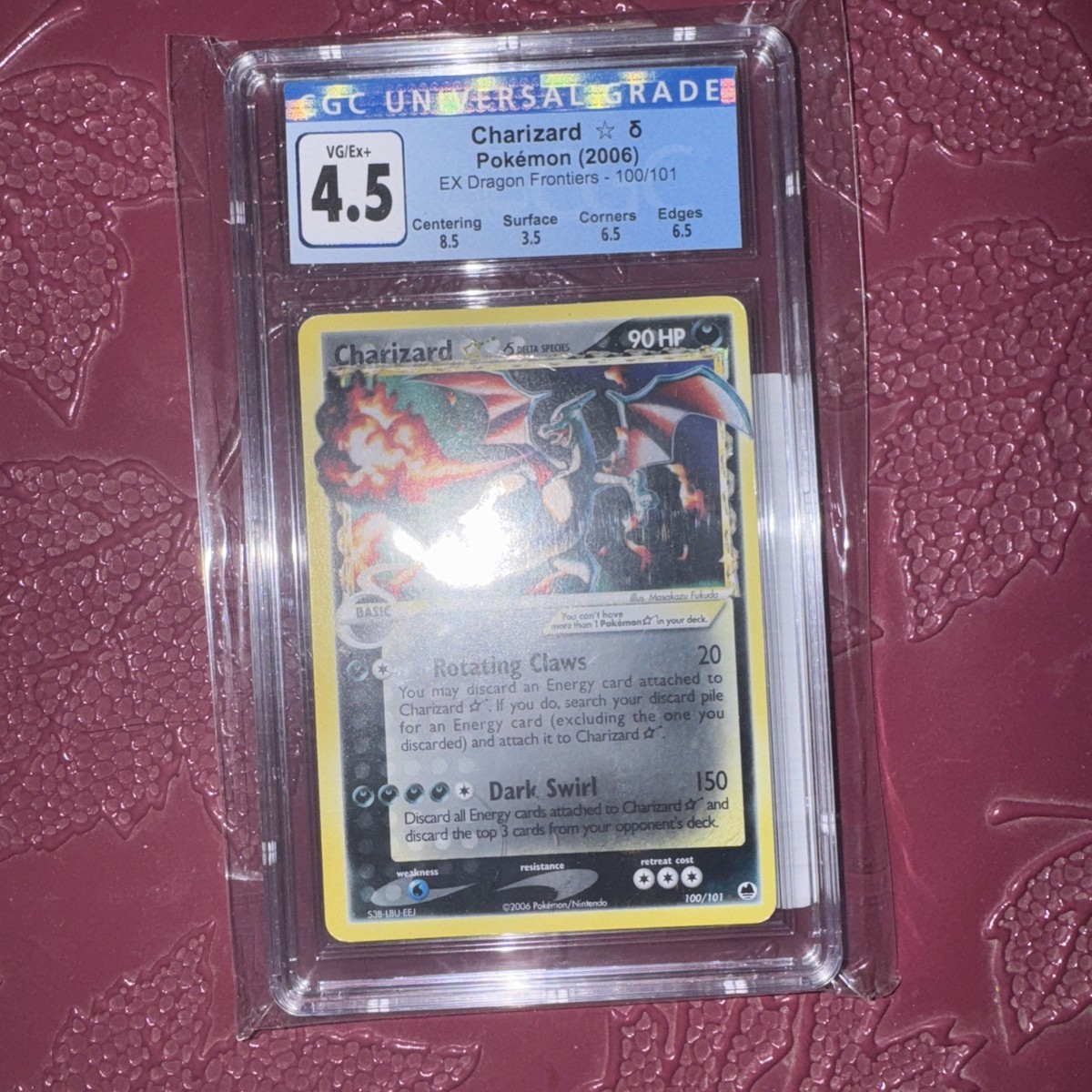 Pokémon TCG EX Dragon Frontiers Individual Collectible Card Pokémon TCG EX Dragon Frontiers Individual Collectible Card