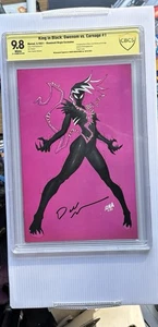 KING IN BLACK GWENOM VS CARNAGE #1 SIGNIERT VON DAVID NAKAYAMA VIRGIN CBCS 9.8 - Bild 1 von 1