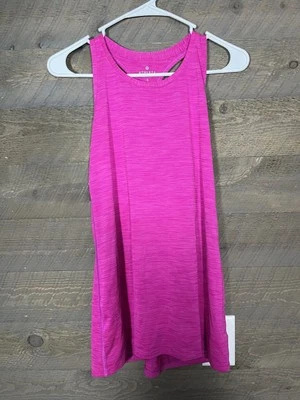 Athleta женщин маленький быстрый трек ярко розовый бесшовный спортивная майка - Изображение 1 из 3