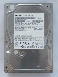 HDS721050CLA362, PN: 0F10381, MLC: JPT50E, FEB 2013, HGST 500Gb 3.5" HDD - Afbeelding 1 van 2
