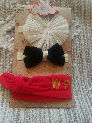 Baby Essentials Three Head Bands  - Image 1 of 4