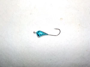 VENOM BLUE VERT CORE MINNOW CRAPPIE PERCH BLUEGILL ICE FISHING JIG LURE - Picture 1 of 2