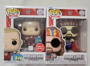 WWE Dude Love #109 and Rob Van Dam #117 (Gamestop Exclusive) Funko Pop - Bild 1 von 4