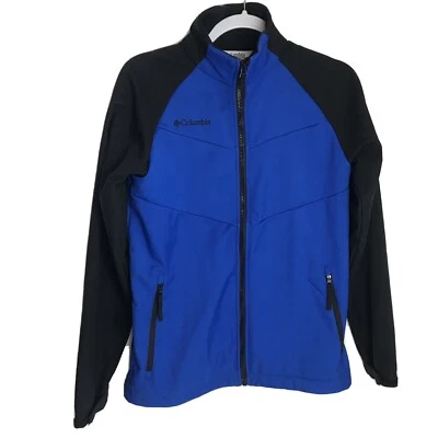 Columbia Sportswear Blue & Black  Soft Shell Jacket  Youth 18/20  GG - Image 1 of 4