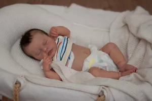 Muñecas bebé renacido para dormir real cuerpo de silicona de 19 pulgadas recién nacido realista - Imagen 1 de 4