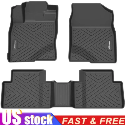 All Weather Floor Mats Liners for 2016-2021 Honda Civic Sedan & Hatchback Coupe - Изображение 1 из 4