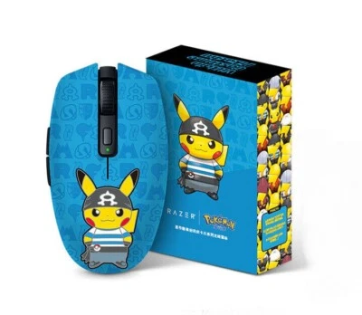 Razer x Pokémon Villan Costume Pikachu Team Aqua Orochi V2 Wireless BT Mouse - Bild 1 von 3