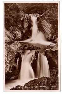 Vintage Postcard Photo Falls of the Mynach Devils Bridge Valentine's photo card - Picture 1 of 2