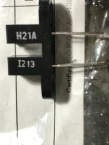 Diez (10) sensores fotográficos ranurados ISOCOM H21A1,  - Imagen 1 de 2