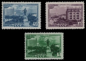 Russia / Sowjetunion 1948 - Mi-Nr. 1298-1300 A ** - MNH - Swerdlowsk - Imagen 1 de 1
