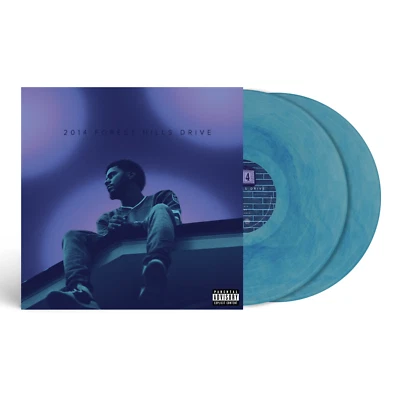 J. Cole – 2014 Forest Hills Drive - 🔵 Light Blue Marble 2LP Vinyl Limited - New - Image 1 of 4