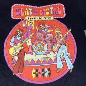 STEVEN RHODES DEATH METAL SING-ALONG T-SHIRT ERWACHSENE GRÖSSE MED - Bild 1 von 6