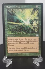 Explosive Vegetation 263/350 Uncommon - Magic MTG - Onslaught ONS - Light Play