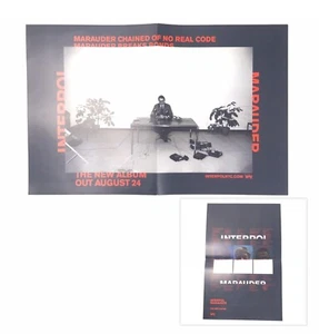INTERPOL Marauder New Album Promotional Ad Poster Small 11"x17" DOUBLE SIDED - Picture 1 of 4
