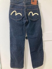 *** Evisu Rare Vintage White Seagull Denim Jeans Lot 2001 Mens Sz 35×32 ***
